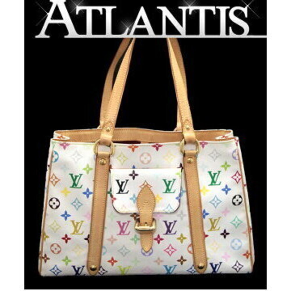 Louis Vuitton Aurelia Handbag Monogram Multicolor White